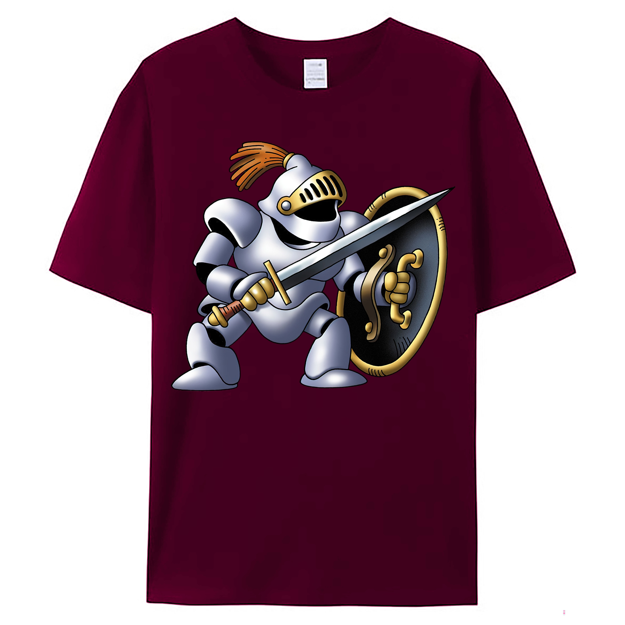 （画像用） ドラゴンクエスト Doragon Kuesuto Dragon Quest レディースカジュアルプリントTシャツ（綿100％）